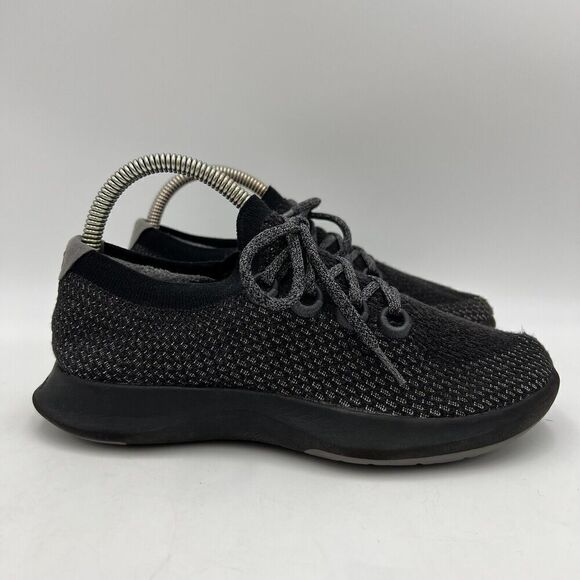Allbirds TD Womens Tree Dashers Black Gray Wool Running Shoes Size 9 - Picture 1 of 12